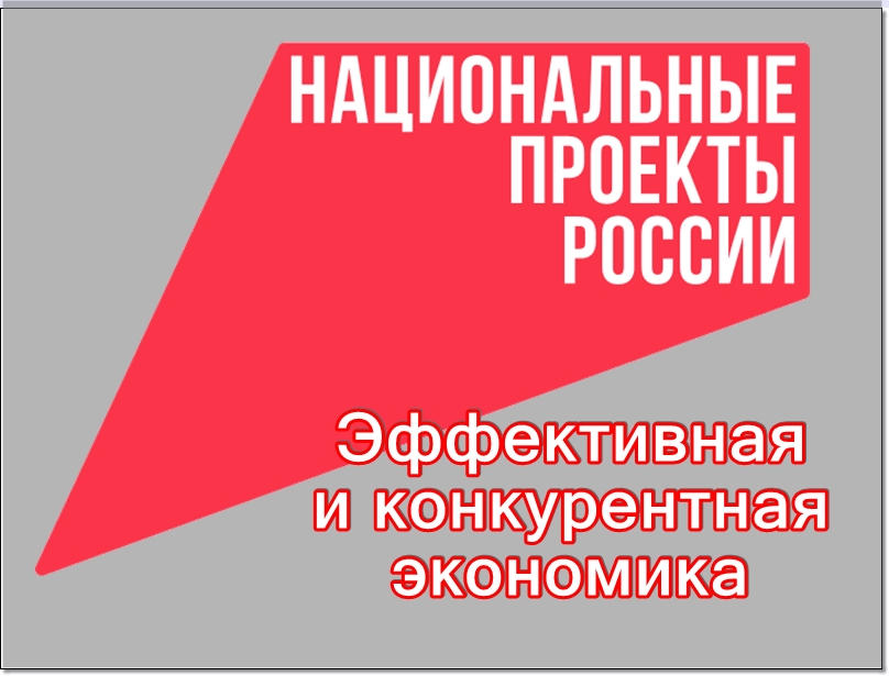 Национальные проекты России: «Эффективная и конкурентная экономика».